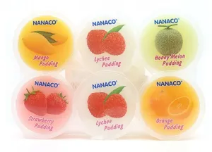 NANACO želatínové pudingy mix 480g