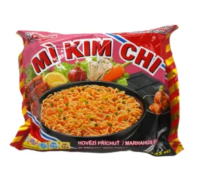 MI KIM CHI instantná rezancová  polievka s hovädzou príchuťou 75g