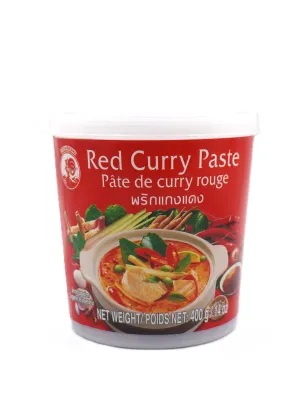 COCK BRAND červená kari pasta 400g
