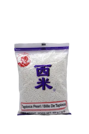 Cock Brand biele malé tapiokové perličky 454g