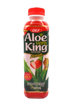 OKF King Aloe vera jahoda 500ml