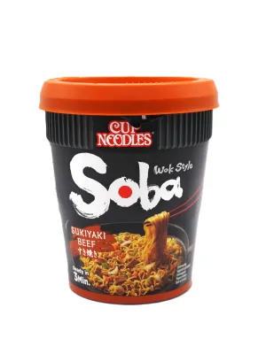 Nissin soba instantné rezance hovädzie sukiyaki 89g
