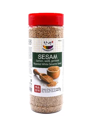 HANSUNG Pražené biele sezamové semienka 227g