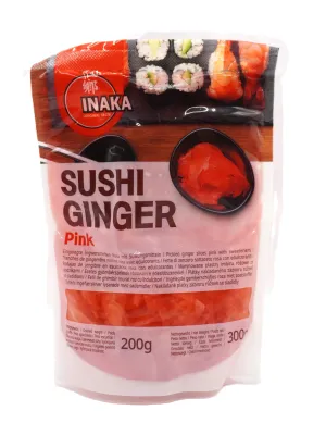 INAKA Nakladaný zázvor ružový 300g