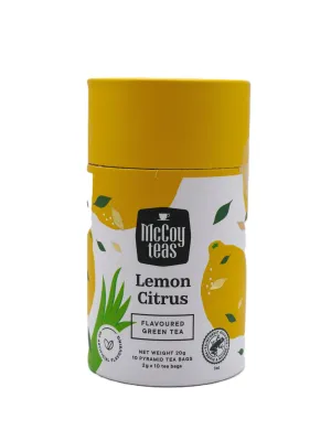 McCoy teas Zelený čaj s citrónom 20g (2gx10 sáčkov)